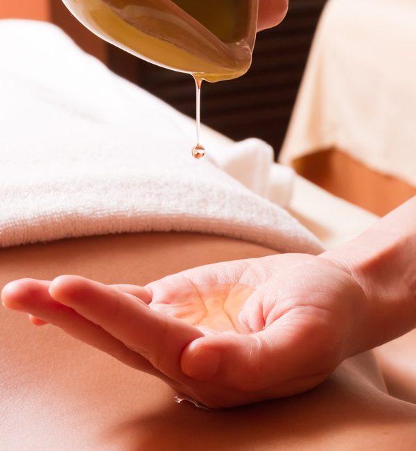 Aromatherapy oil massage